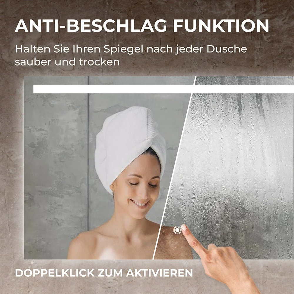Bringer Badspiegel mit Beleuchtung - BRS104 - Image 3