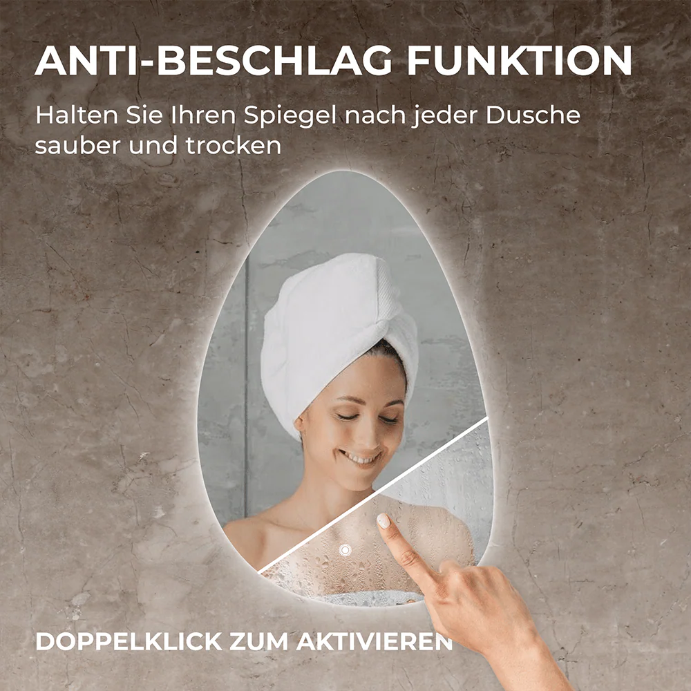 Bringer® Badspiegel mit Beleuchtung BRS301 - Image 3