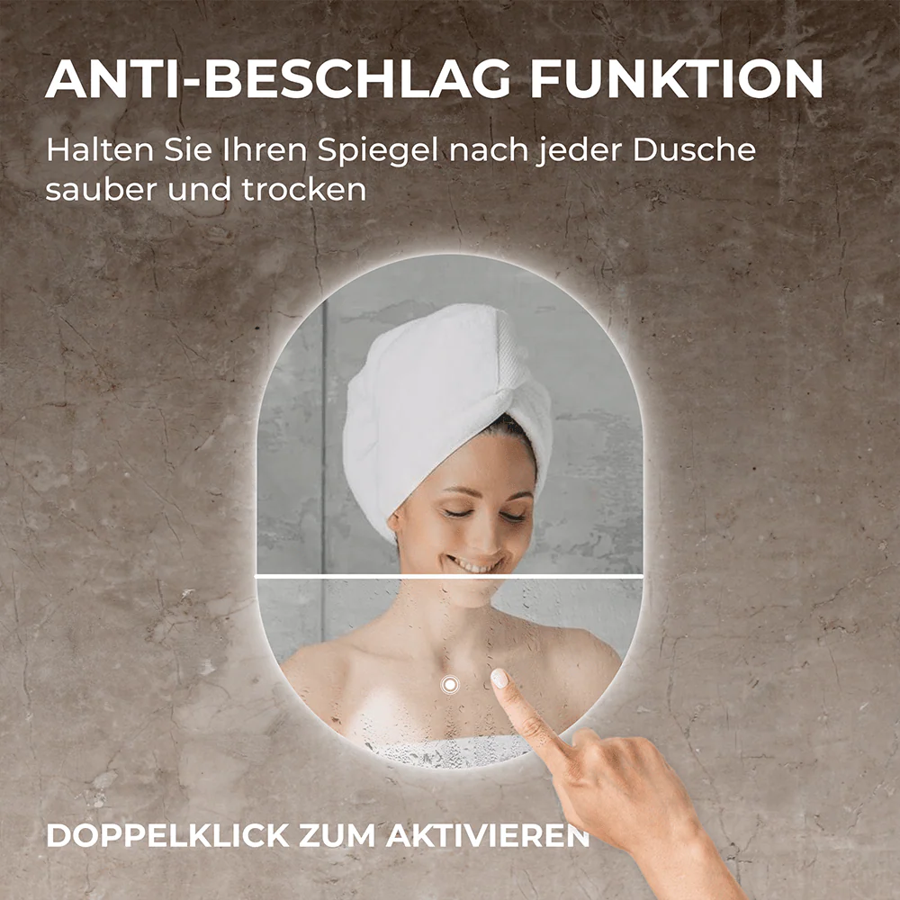 Bringer® Badspiegel mit Beleuchtung BRS302 - Image 3