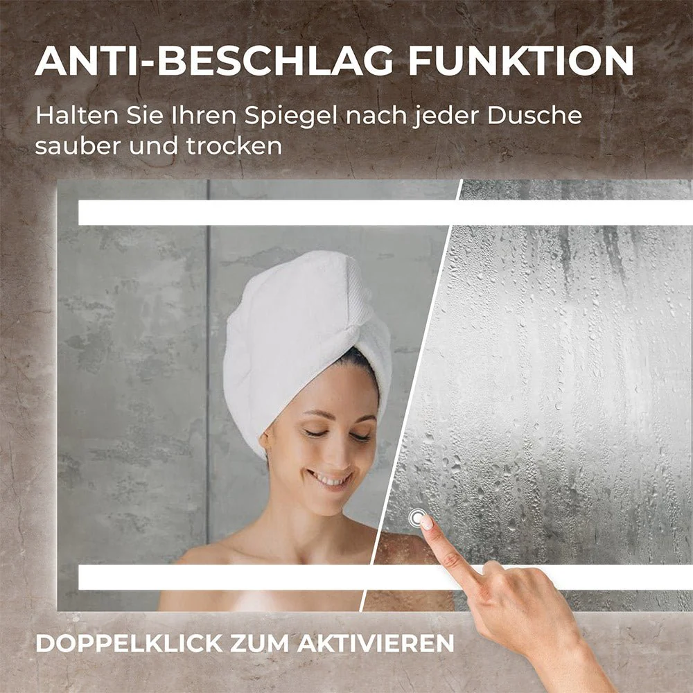 Bringer Badspiegel mit Beleuchtung - BRS106 - Image 3