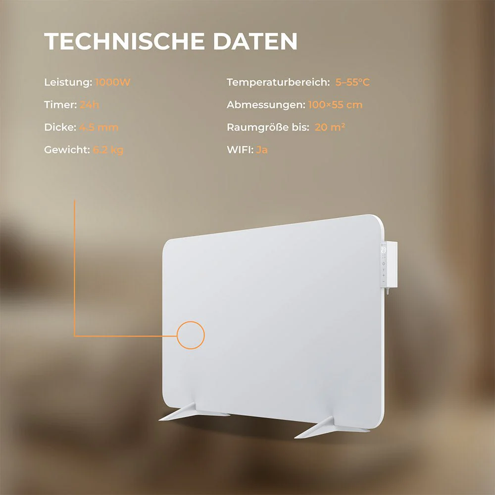 Hybrid Infrarotheizung mit Konvektion - Image 8