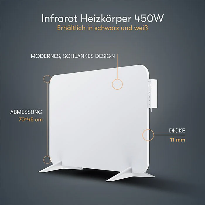 Metall Infrarotheizung mit Smart Thermostat - Image 3