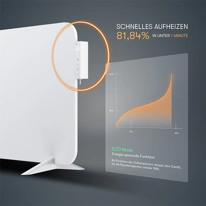 Metall Infrarotheizung mit Smart Thermostat - Image 4