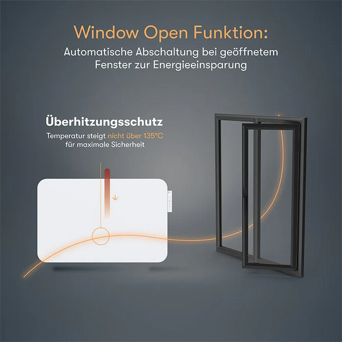 Metall Infrarotheizung mit Smart Thermostat - Image 6